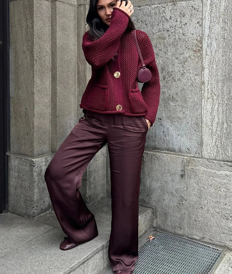 2025 Female Casual Cardigan Sweater