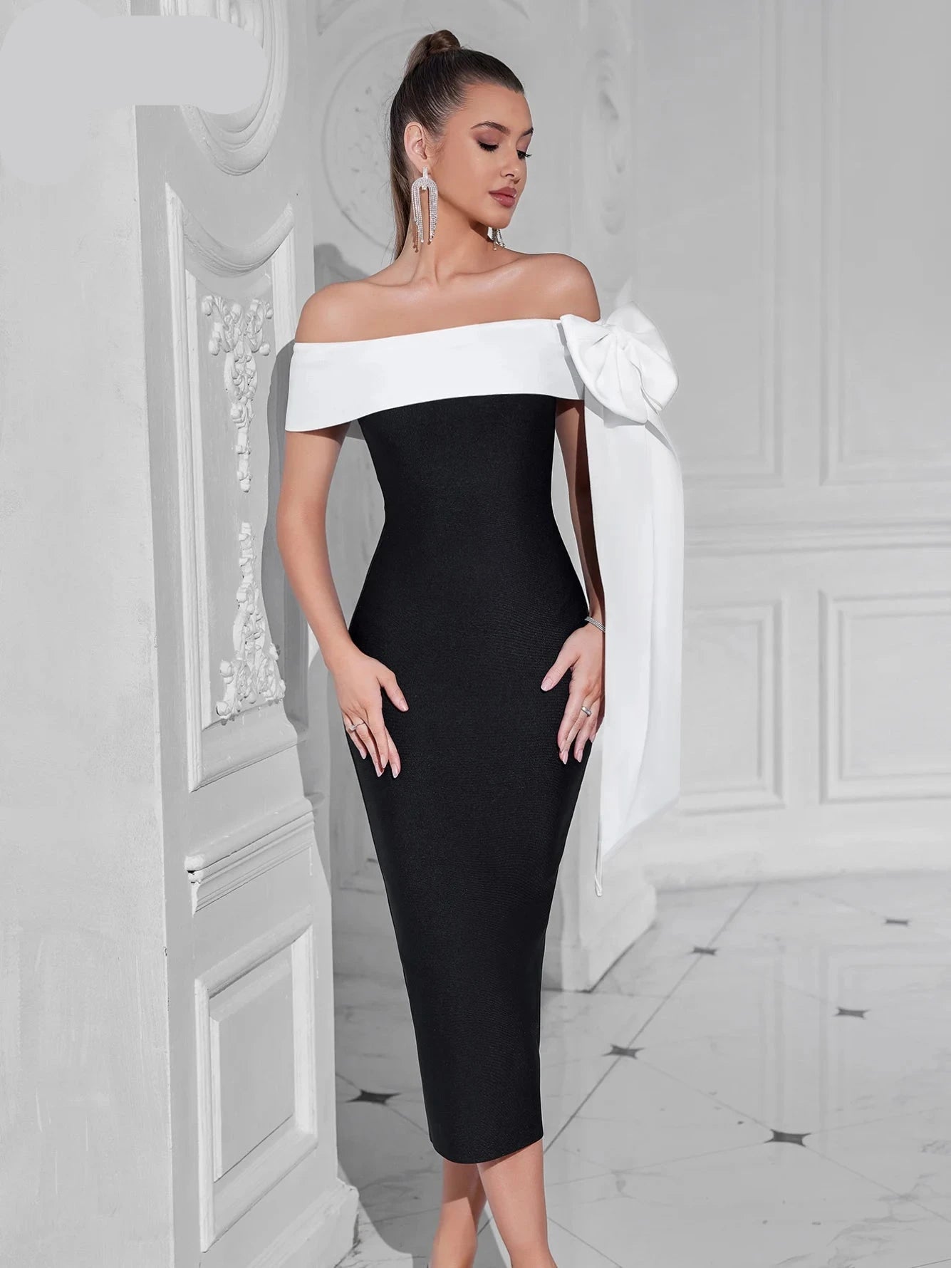 Bow Bandage Dress
