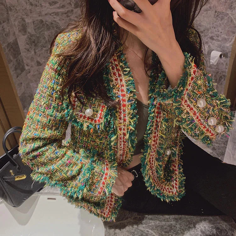 New High Quality Designer Women Tweed
