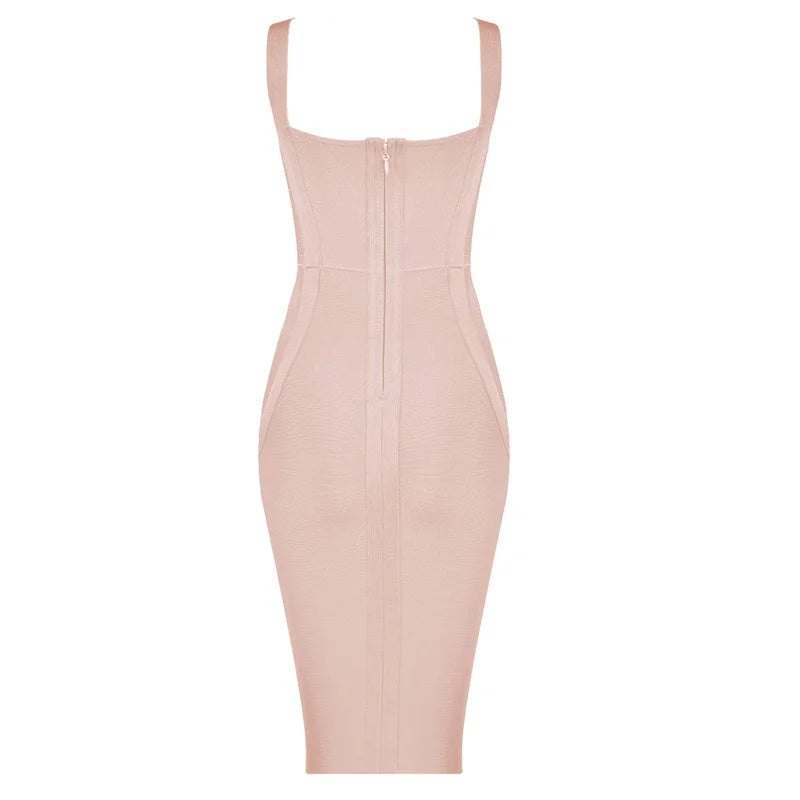 Rayon Bandage Dress Celebrity