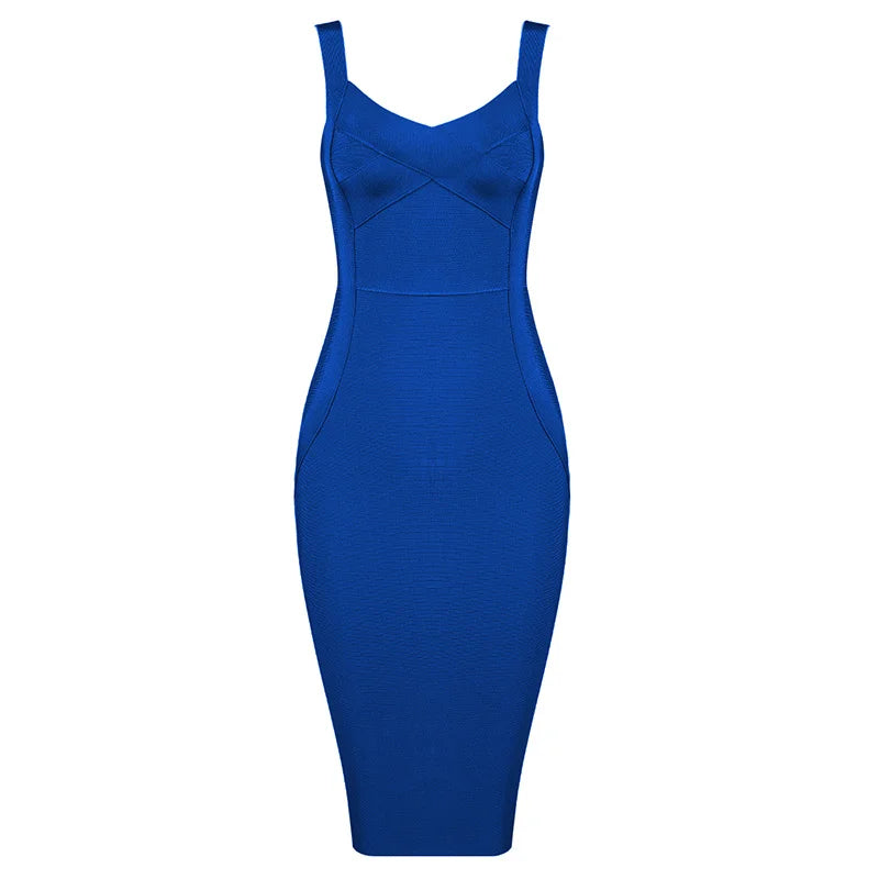 Rayon Bandage Dress Celebrity