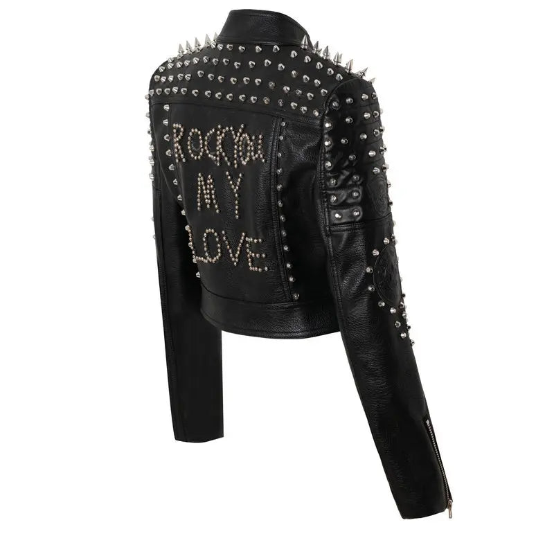 Collar Rivet Short Slim Locomotive Leather
