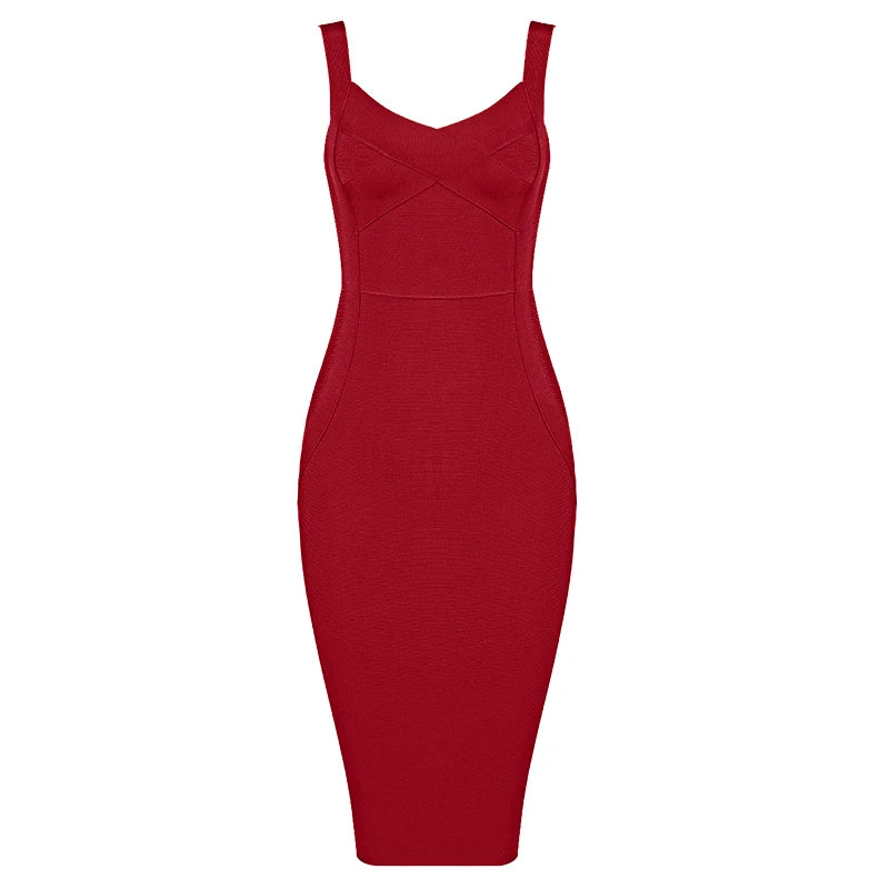 Rayon Bandage Dress Celebrity
