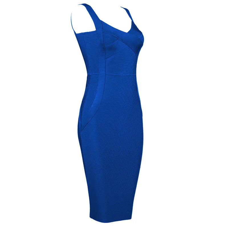 Rayon Bandage Dress Celebrity