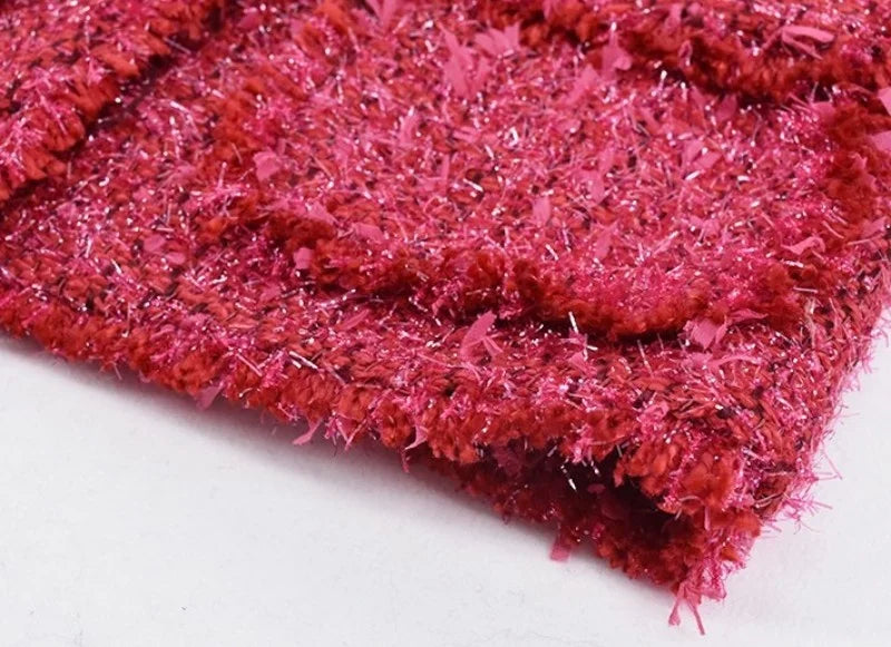 New Brand Designer Women Tweed Long