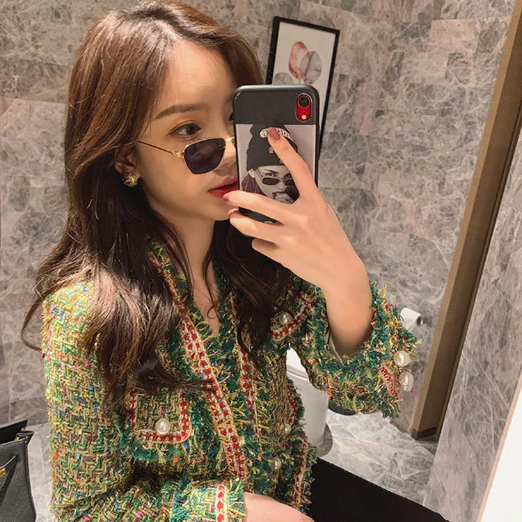 New High Quality Designer Women Tweed