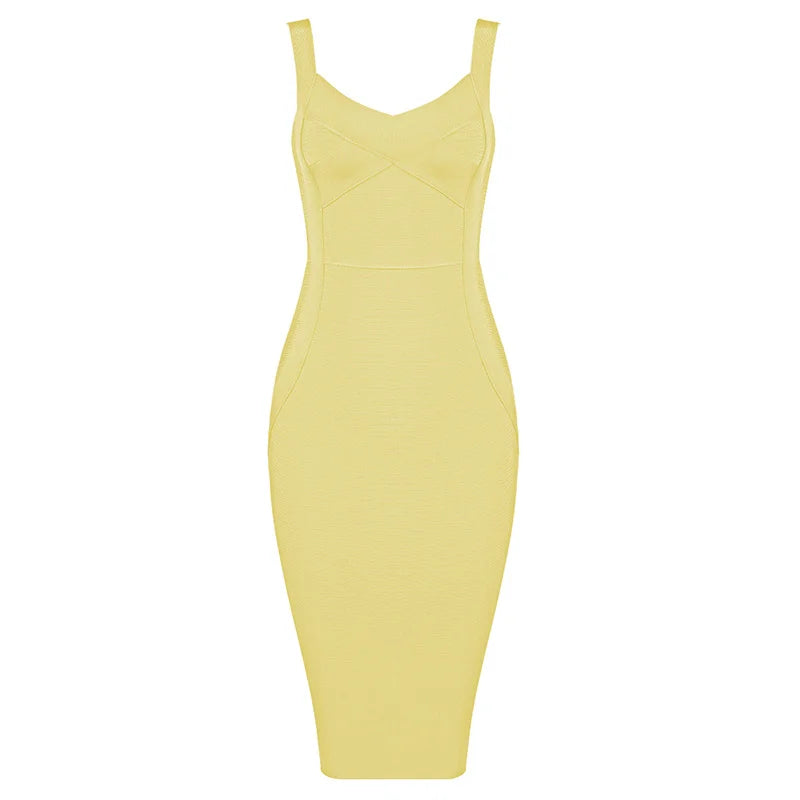 Rayon Bandage Dress Celebrity