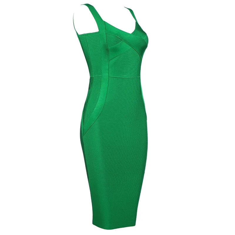 Rayon Bandage Dress Celebrity