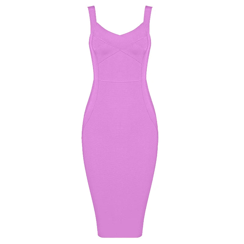 Rayon Bandage Dress Celebrity