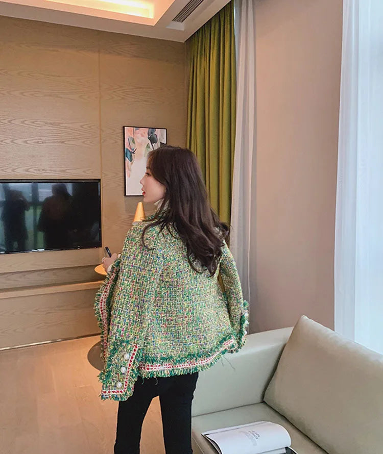 New High Quality Designer Women Tweed