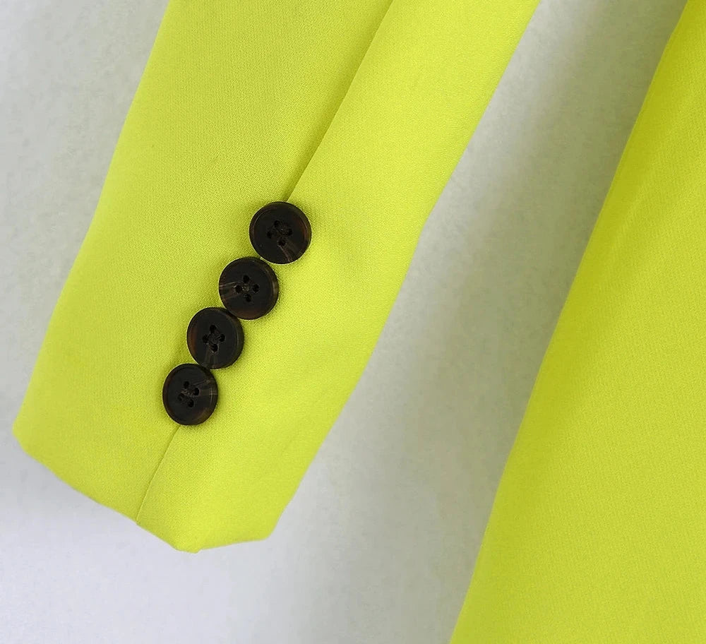 Hollow Out Waist Blazer Dress