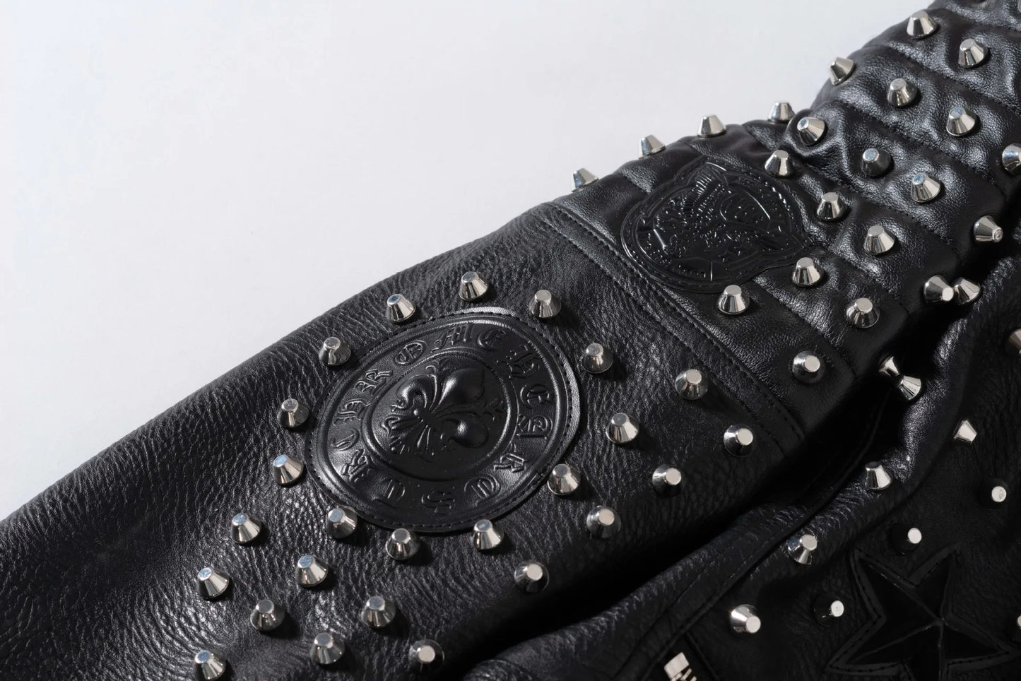 Collar Rivet Short Slim Locomotive Leather