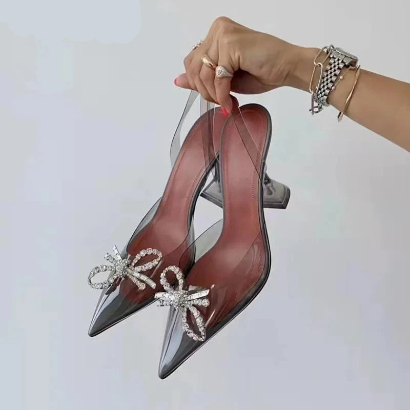 Pumps Sexy clear PVC Slingback