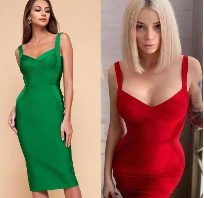 Rayon Bandage Dress Celebrity