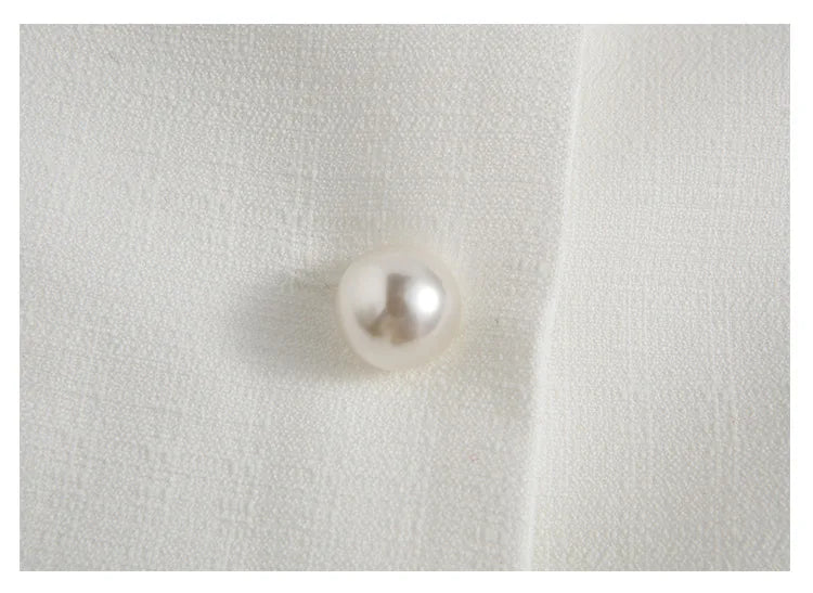 Pearls Beading Batwing Sleeve Cloak