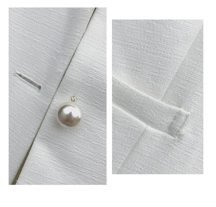 Pearls Beading Batwing Sleeve Cloak