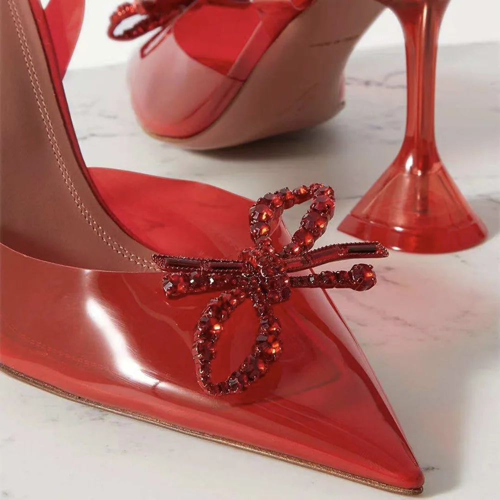 Pumps Sexy clear PVC Slingback