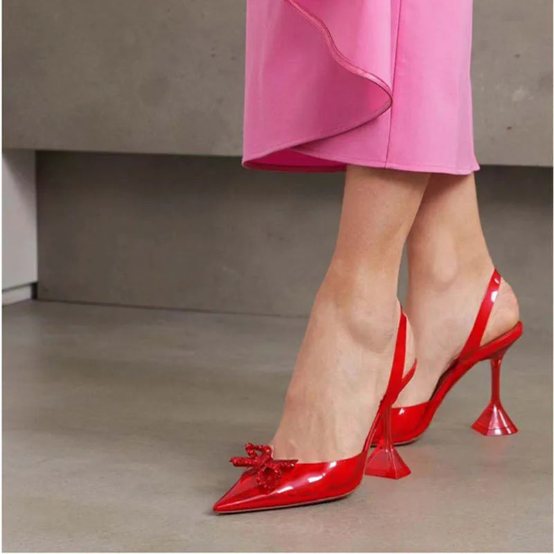 Pumps Sexy clear PVC Slingback