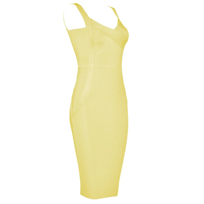 Rayon Bandage Dress Celebrity