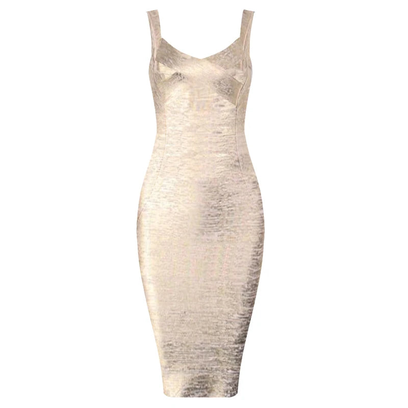 Rayon Bandage Dress Celebrity