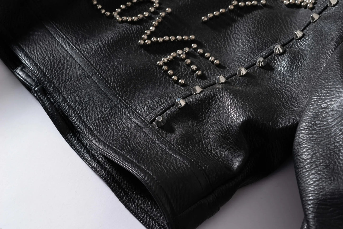 Collar Rivet Short Slim Locomotive Leather