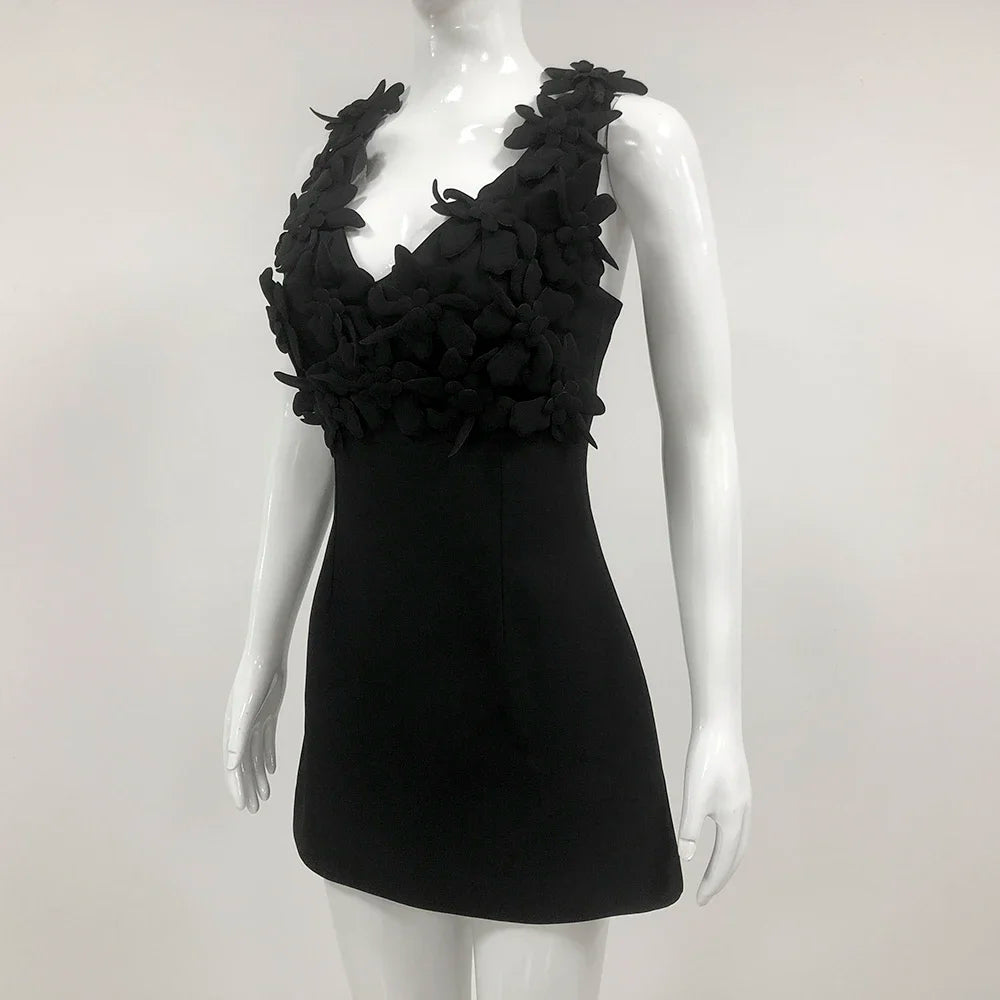 2024 High Quality Black Dress Luxury