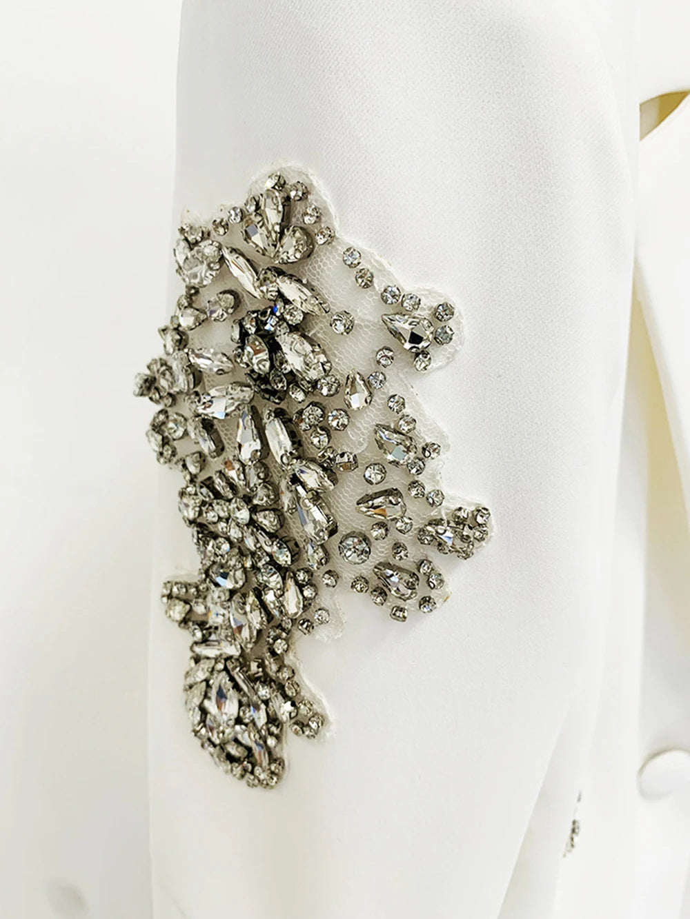 High Quality Luxury Diamond White Suit