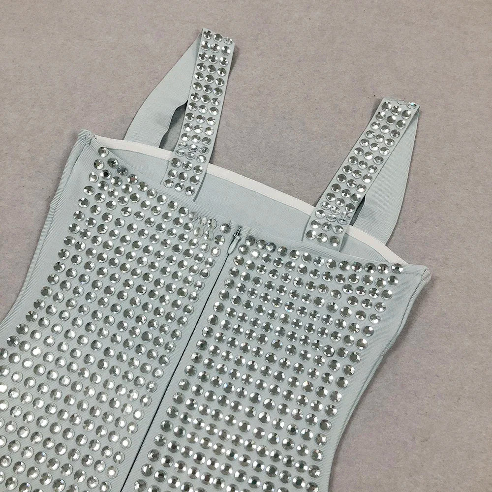 Celebrity Sexy Tank Backless Diamonds