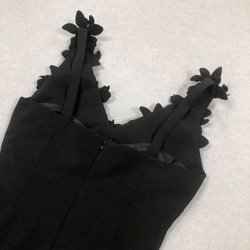 2024 High Quality Black Dress Luxury
