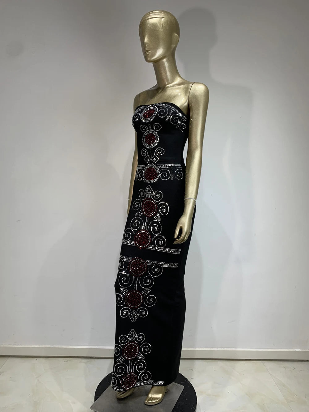 Luxury Sparkling Diamond Strapless