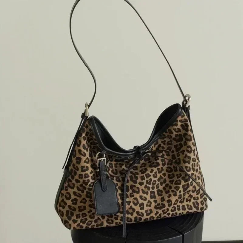 Vintage Leopard Shoulder Bag