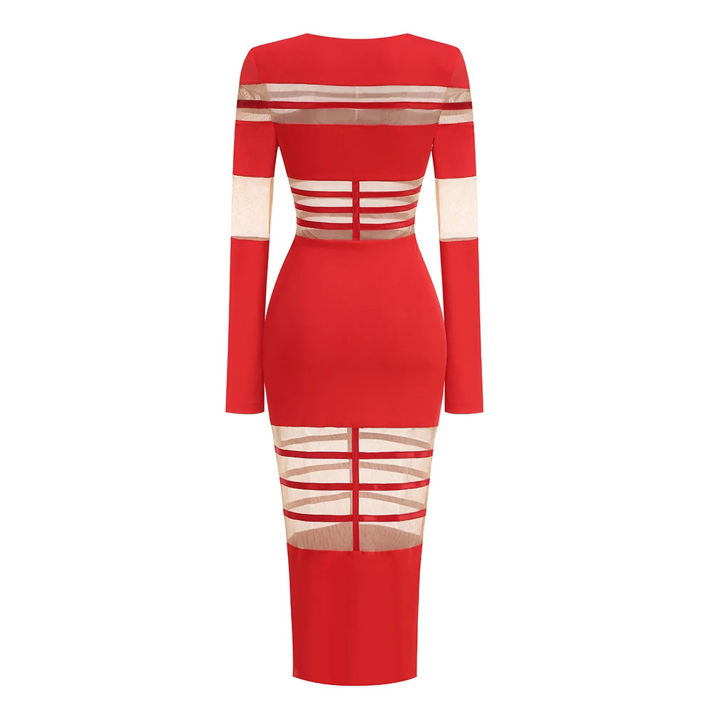 Sexy Mesh Patchwork "Stunner"
