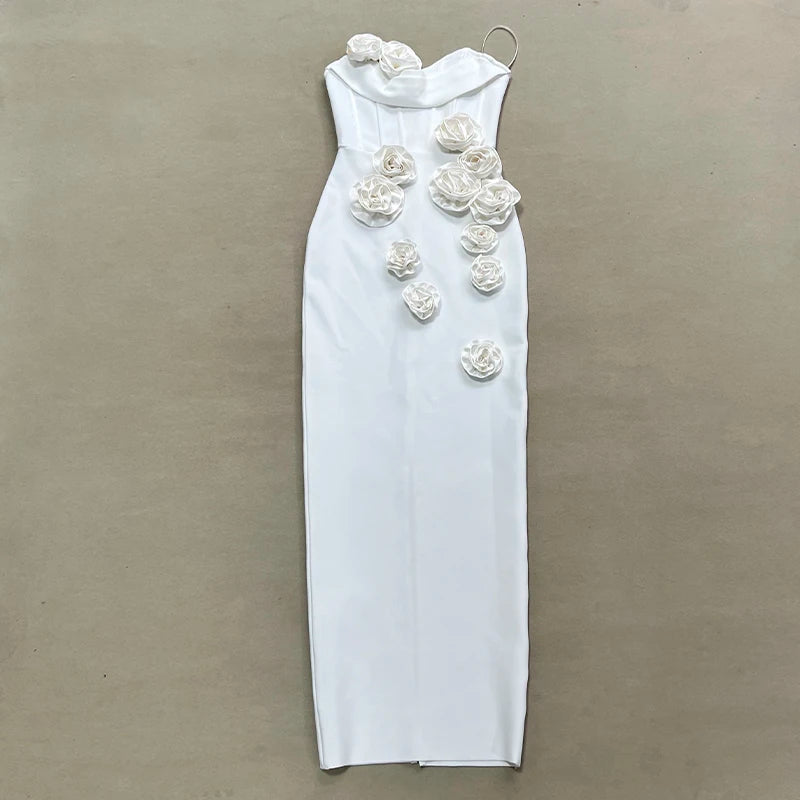 Sexy Strapless Florals Off