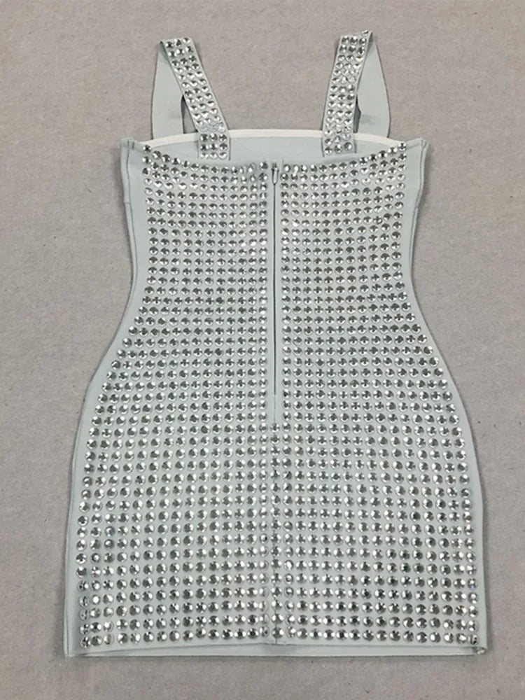 Celebrity Sexy Tank Backless Diamonds