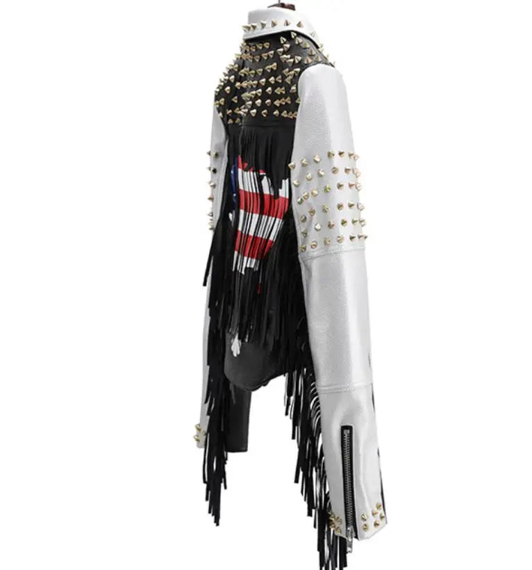 Collar Rivet Short Slim Locomotive Leather