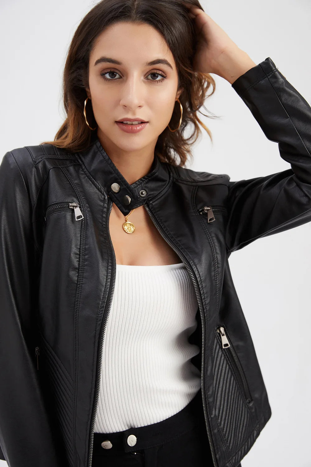 Leather Jacket Women 2024