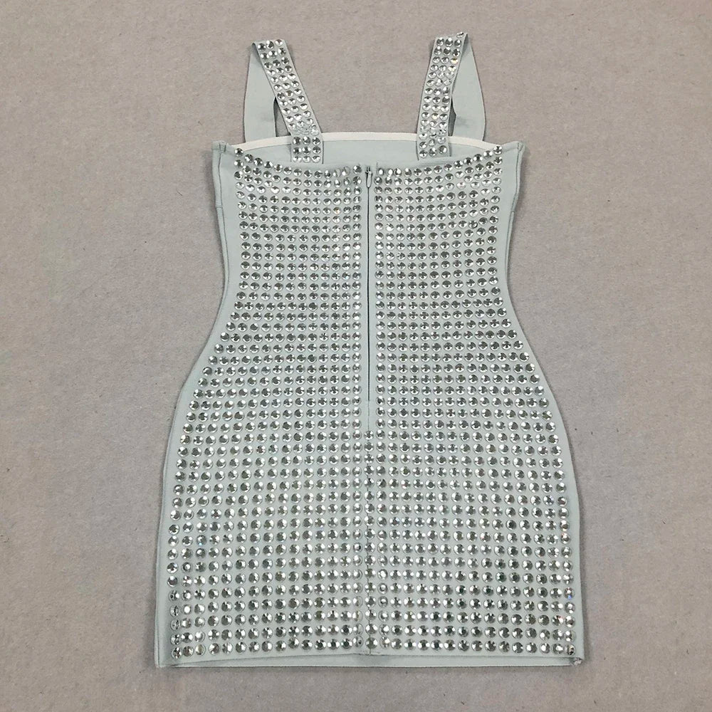 Celebrity Sexy Tank Backless Diamonds