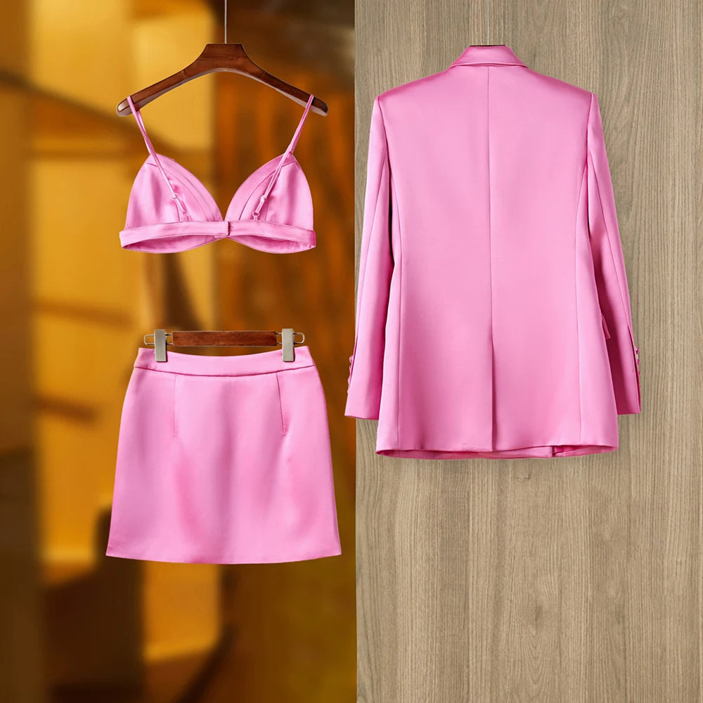 Good Quality Satin Suit