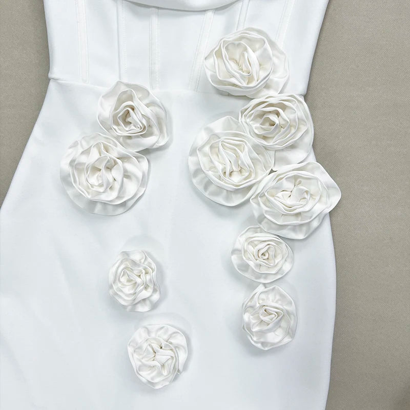 Sexy Strapless Florals Off