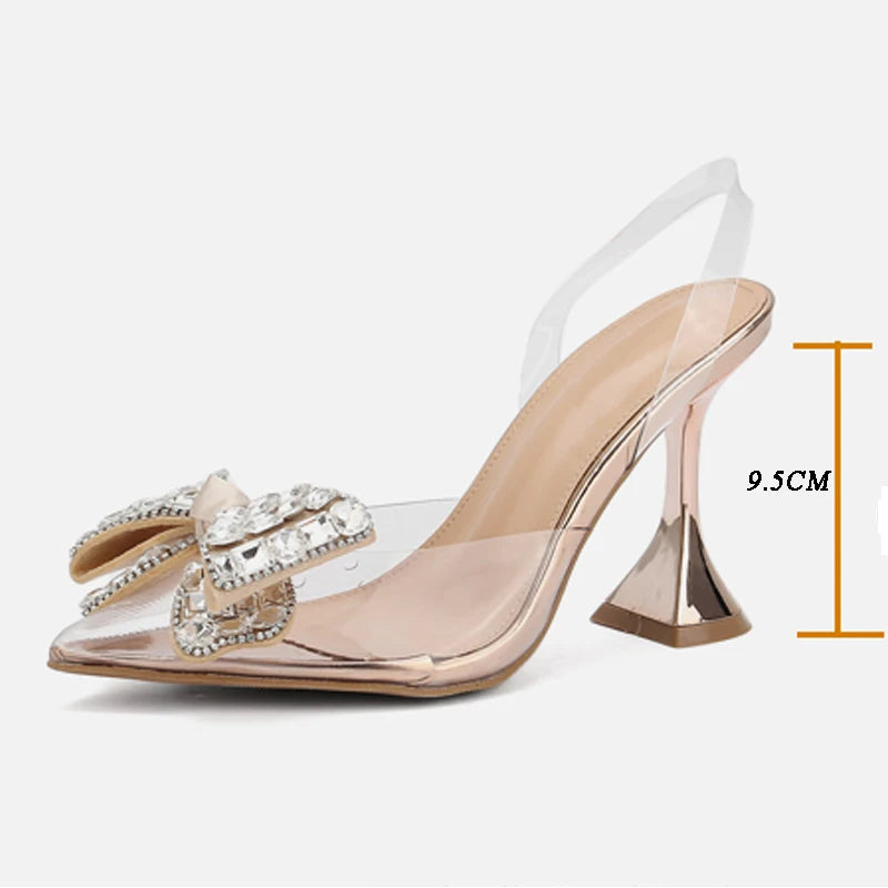 Butterfly-knot Crystal Heels