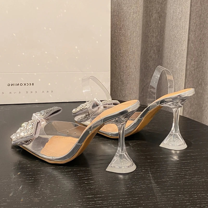 Butterfly-knot Crystal Heels