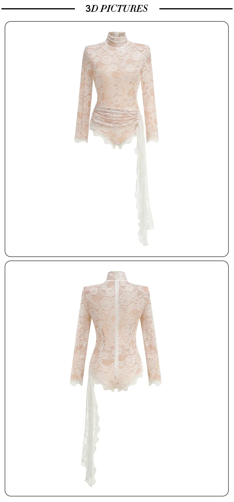 Ivory Mesh Patchwork Flora