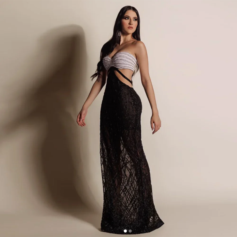 2024 New Sexy Strapless Sparkling