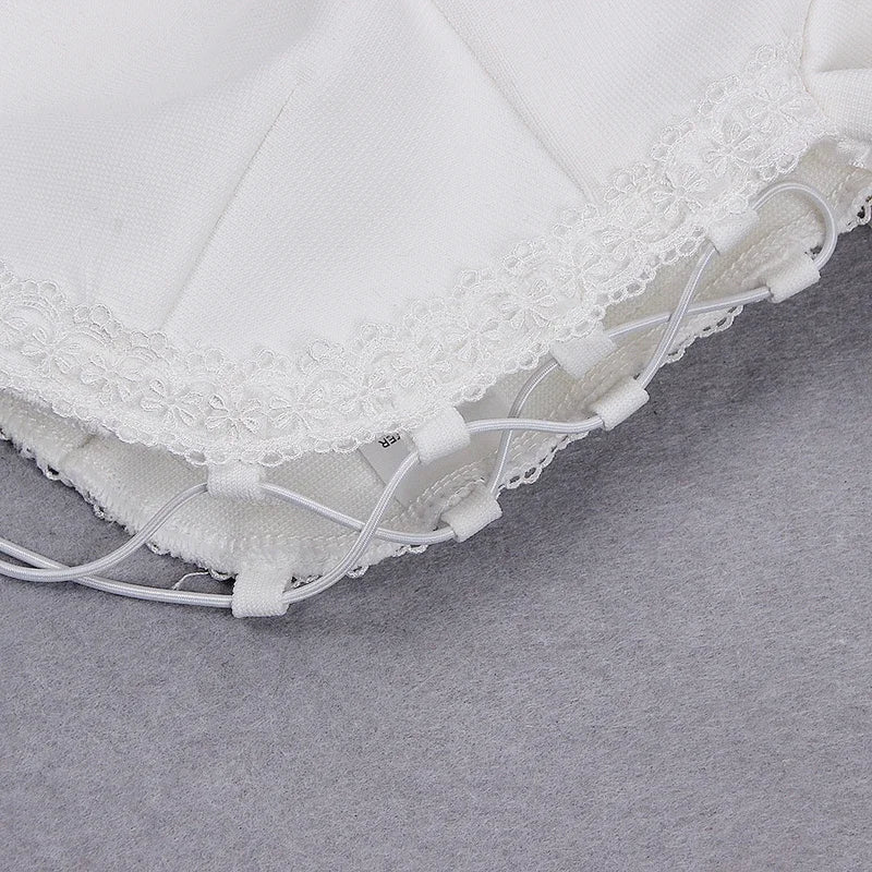 Flare Black White Two Pieces Bandage Set