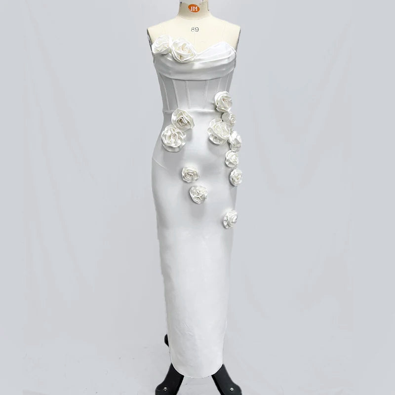 Sexy Strapless Florals Off