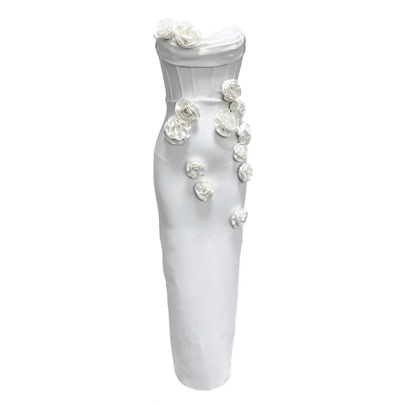 Sexy Strapless Florals Off