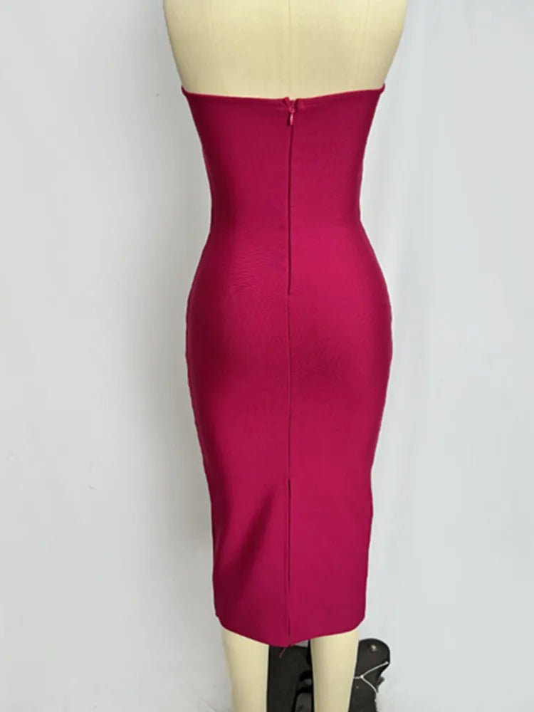 Sexy Strapless Backless