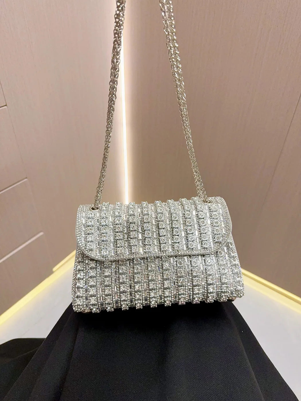 Rhinestone Clutch Bag Bling