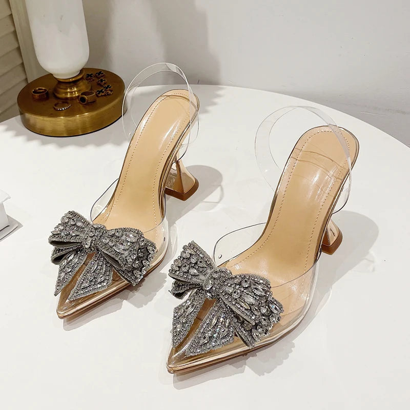 Sexy High Heel Ankle Slingbacks
