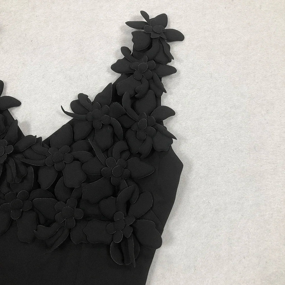 2024 High Quality Black Dress Luxury